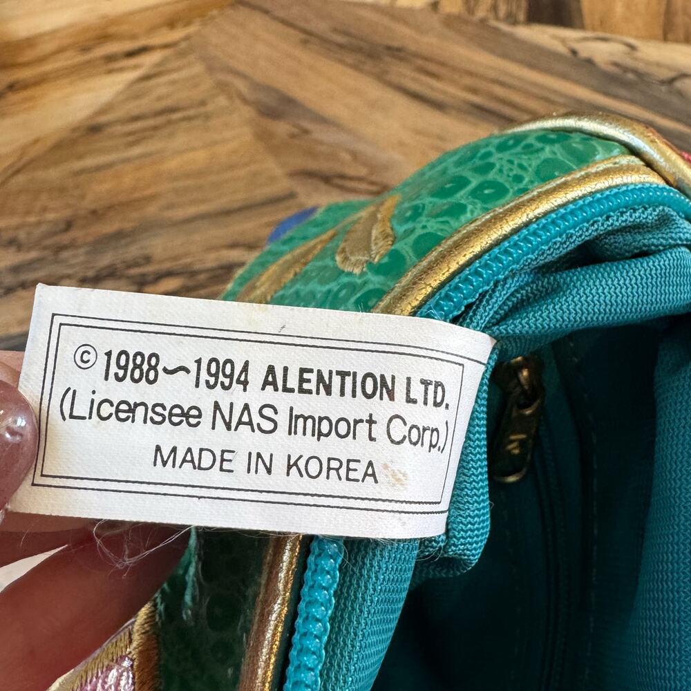 VTG 80s NAS Bag Alention Ld Patchwork Crossbody Exotic Reptile Tassel Maximalist - Picture 12 of 16